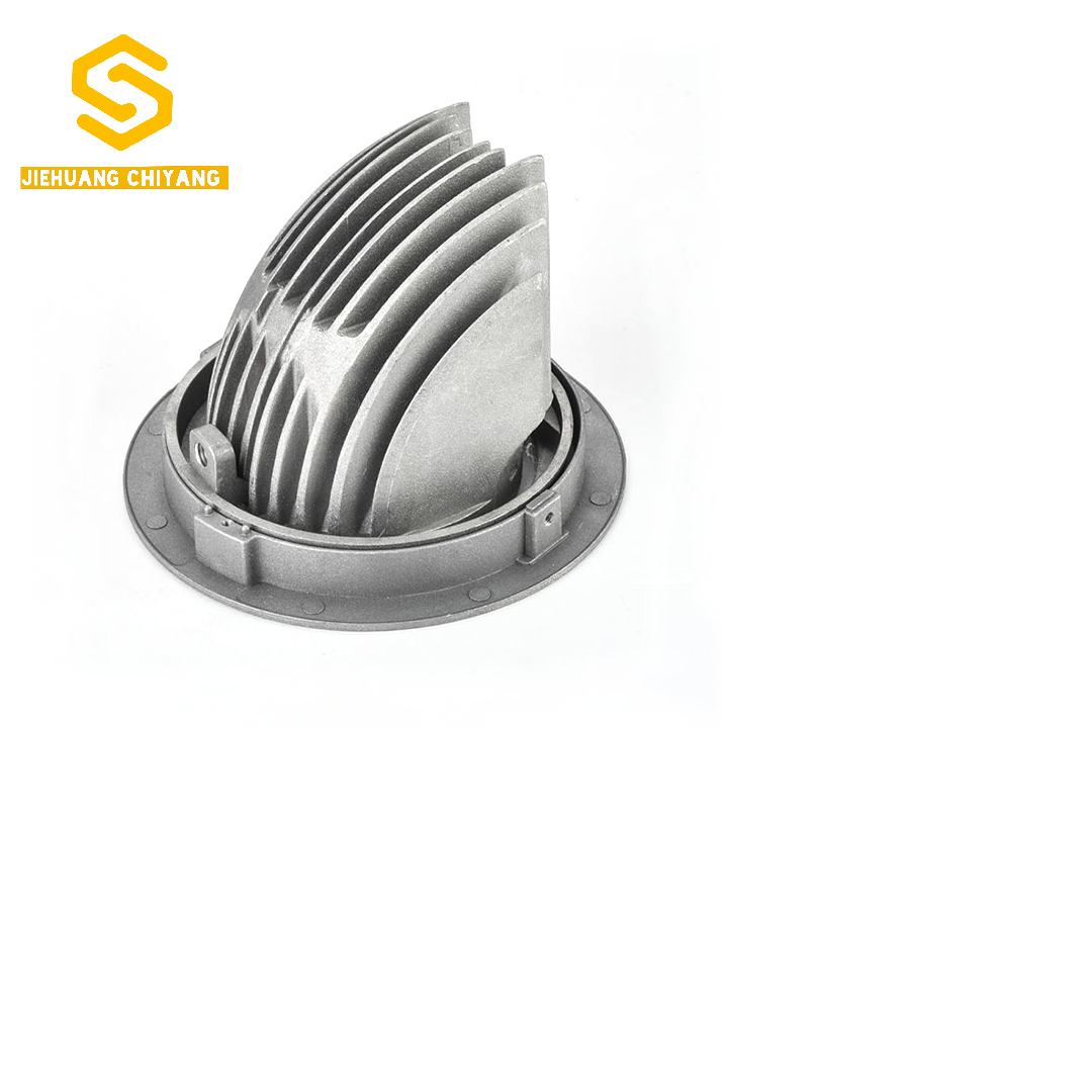 custom cheap molded precision aluminium alloy die casting lighting spare parts