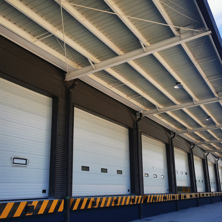 Portas seccionais industriais Fornecimento direto da fábrica Porta seccional de alta qualidade