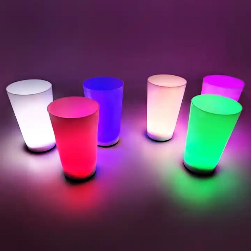 led glowing plastic drink cupot8