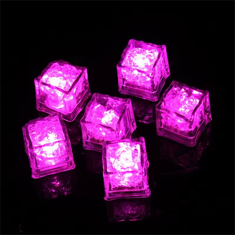 Multi color waterproof LED Ice Cubes For Bar Club Drinking decoration