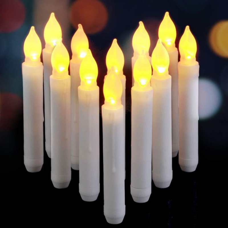 Flame less LED Candles Lights Halloween Long Pole Tears Candle