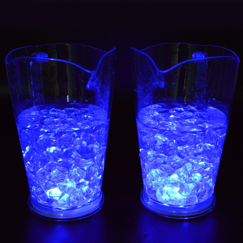 Electronic 1.8L Flashing LED Plastic Beer pitcher Jug With Handle