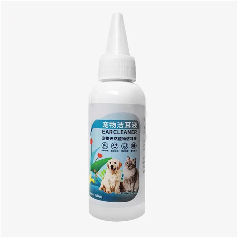 Pet ear cleaner 60mL new design easy to use