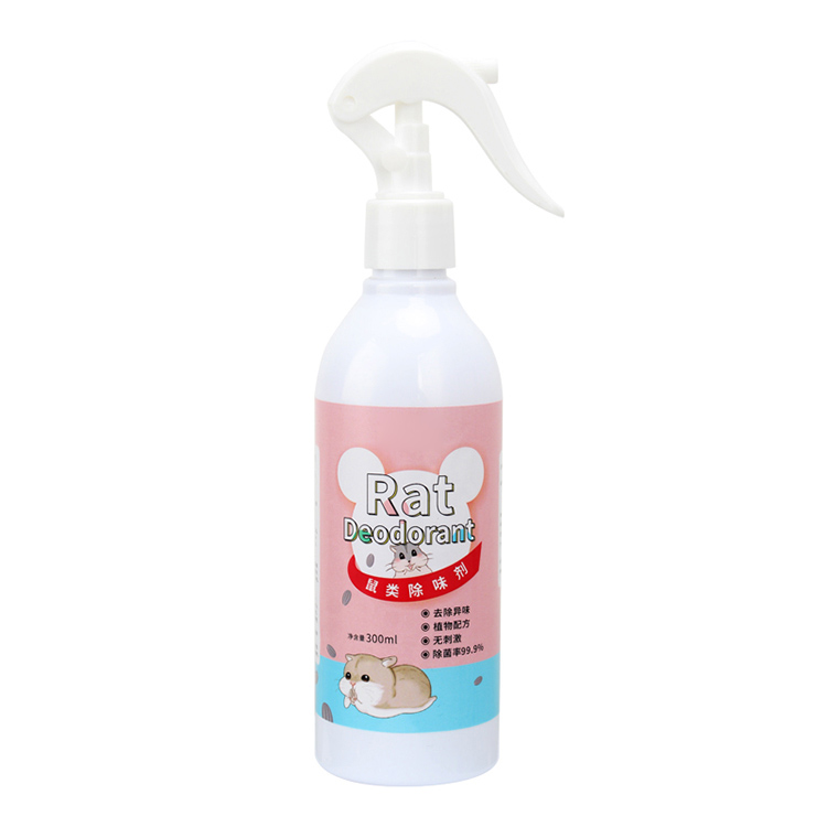 Spray déodorant pour animaux de compagnie rongeurs - Rafraîchissez le parfum de votre animal 1*300 ml