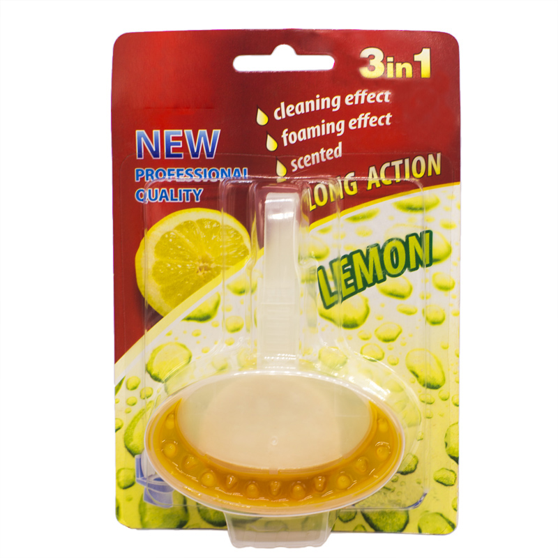 Подвесной освежитель для туалета с ароматом лимона 1*34 г