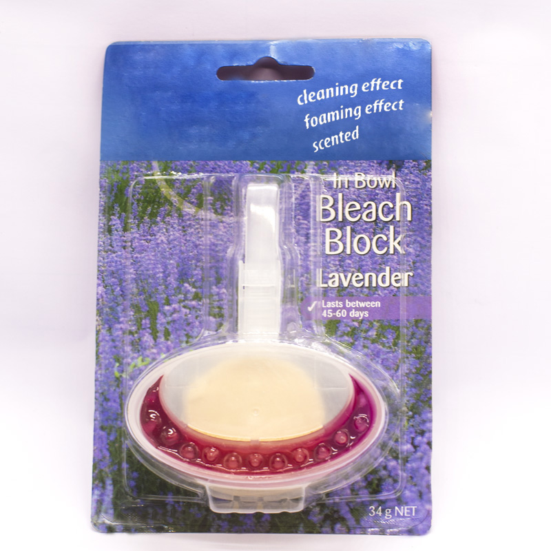 Lavender Scented Toilet Cleaner - Hang Freshener 1*34g