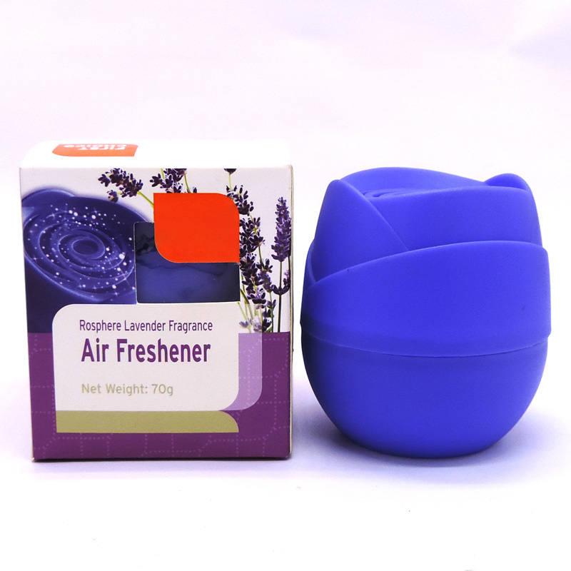 Flower Shaped Gel Air Freshener - Long Lasting Scent 1*70g