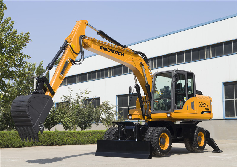 GHT160W Hydraulic Wheeled Excavator - Power, Precision, and Comfort (15)9eh