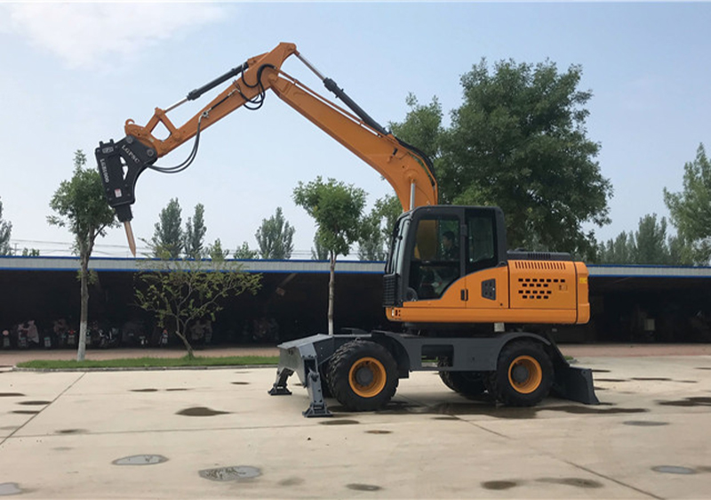 GHT160W Hydraulic Wheeled Excavator - Power, Precision, and Comfort (21)y8c