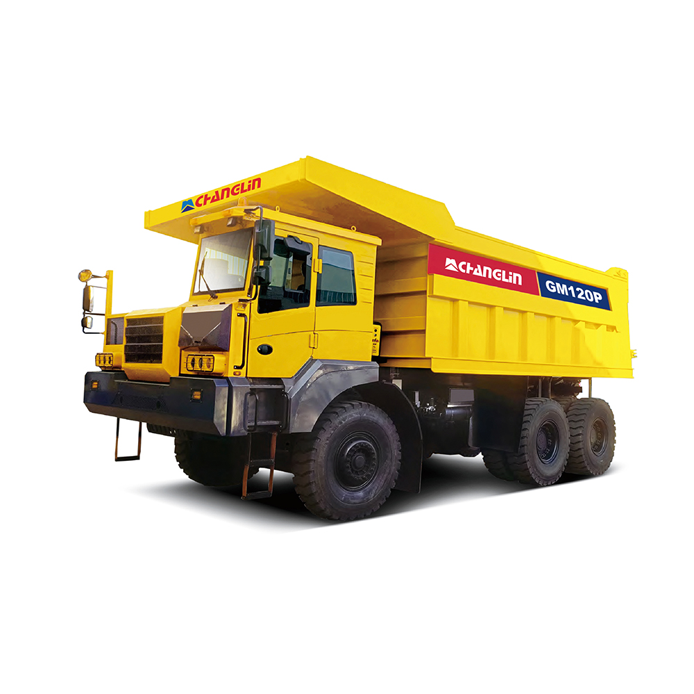 Large Mass Multifunction GKM120P Off-road Mining Dump Truck 610HP