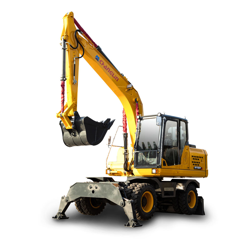 GHT160W Hydraulic Wheeled Excavator - Power, Precision, and Comfort
