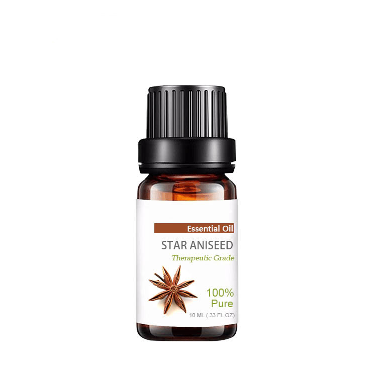100% murni sareng minyak Star anise alam sareng 85% Trans-anethole