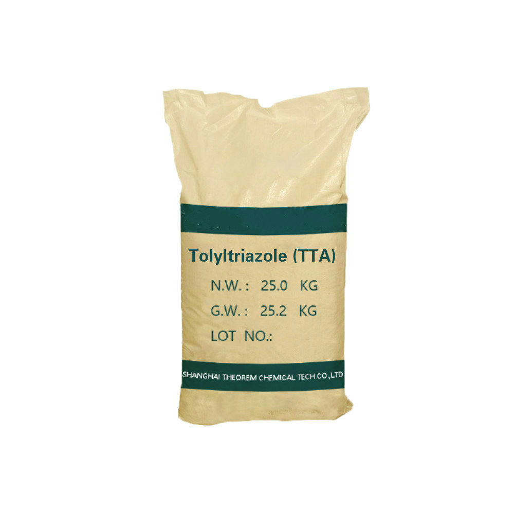 สารยับยั้งการกัดกร่อนที่มีความบริสุทธิ์สูง 99.5% Tolyltriazole (TTA) cas 29385-43-1