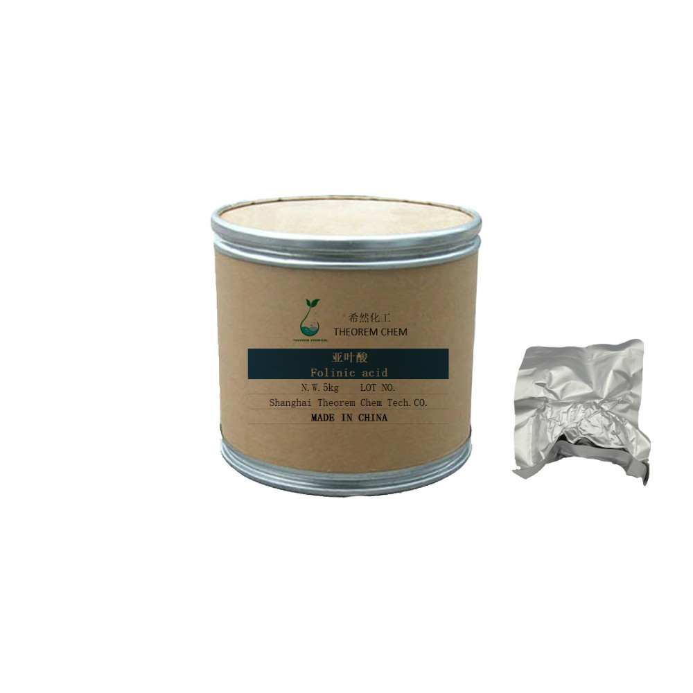 Ikhwalithi ephezulu Ibanga Lemithi 99% Folinic acid powder cas 58-05-9