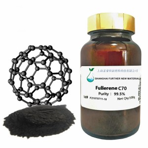 Carbon 70 Fullerene C70 poeder mei suverens 95%, 99%, 99.5%, 99.9%
