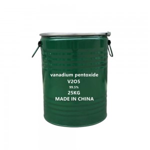 99% iyo 99.5% V2O5 vanadium pentoxide budada CAS No 1314-62-1 Vanadium (V) oxide