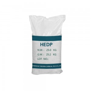 poroşok HEDP 90% 1-Gidroksietiliden-1,1-difosfon kislotasy kas 2809-21-4 Etidron turşusy monohidrat