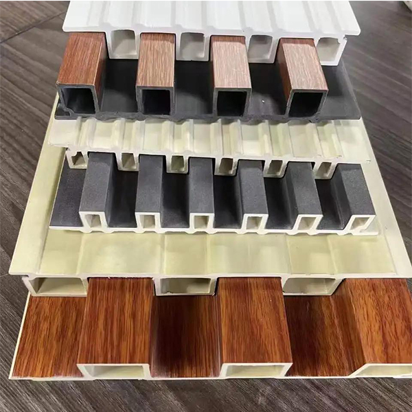 Pvc 3D Fluted Decorative Lambrin Panel Wall Wpc Decking Wall Panel