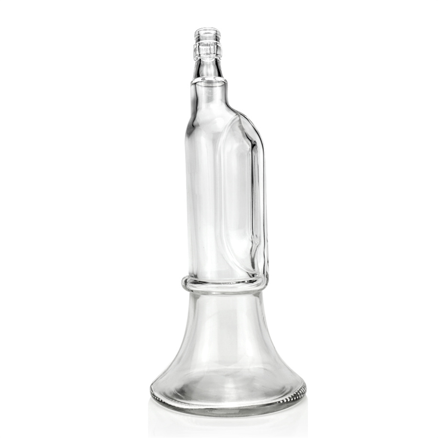 500ml special shape custom unique bottle clear empty bote...