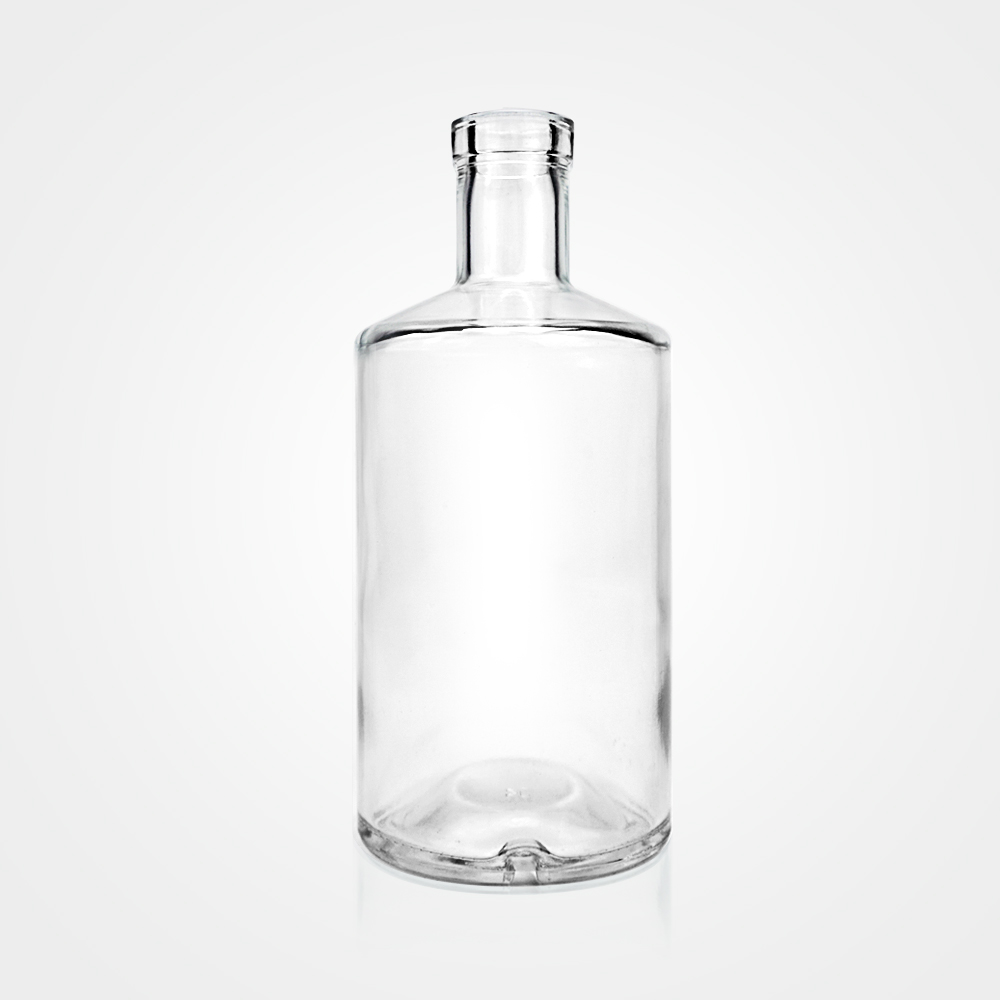 High quality 500ml 700ml vodka whisky rum tequlia use glass 750ml whisky brandy vodka glass wine bottle
