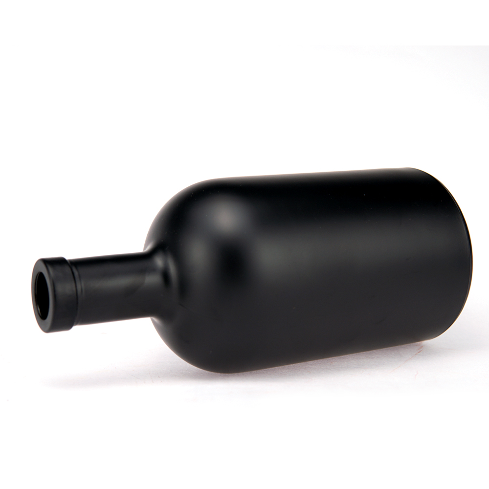Wholesale glass bottle 700ml 750ml custom empty black gla...
