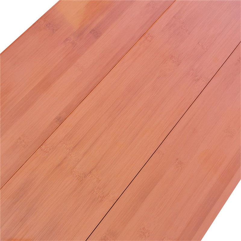 Sàn tre trong nhà bằng gỗ tếch bóng