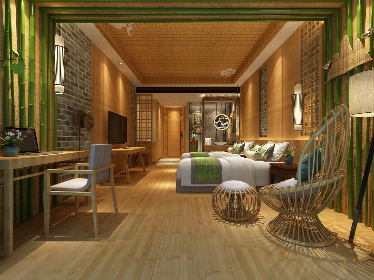 Panel de parede de bambú para interiores 20