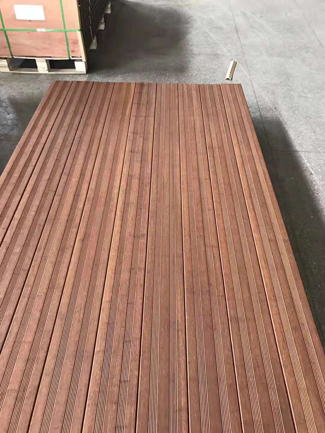 Antislip Outdoor Decking Light Color Moso Bamboo Flooring 12