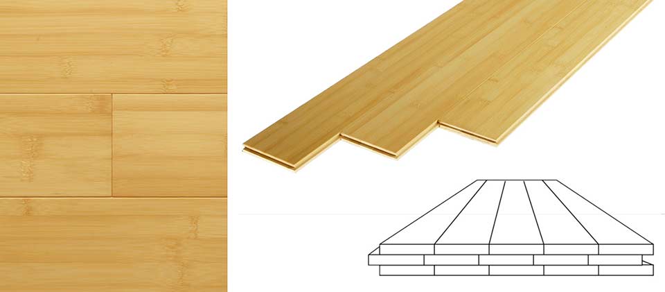 Natural Bamboo Flooring Horizontal UV Coated Floor 17