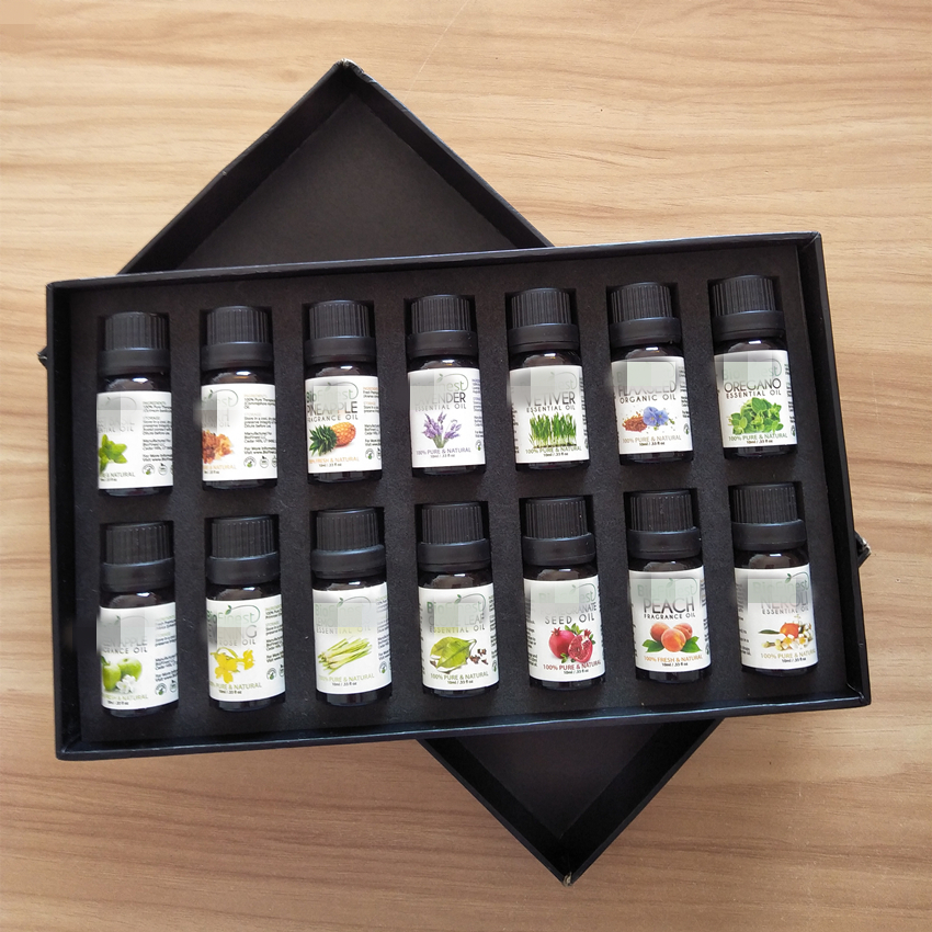 Gift Natural Essential Oil Set Of 14 oli x 10ml