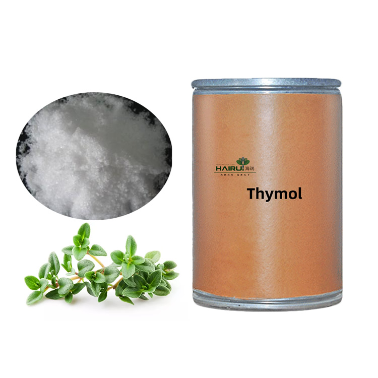 Φυσικό πρόσθετο κρυστάλλου σε σκόνη Thymol φαρμακείου