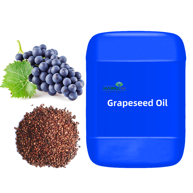 Aceite portador de sementes de uva natural cosmético puro