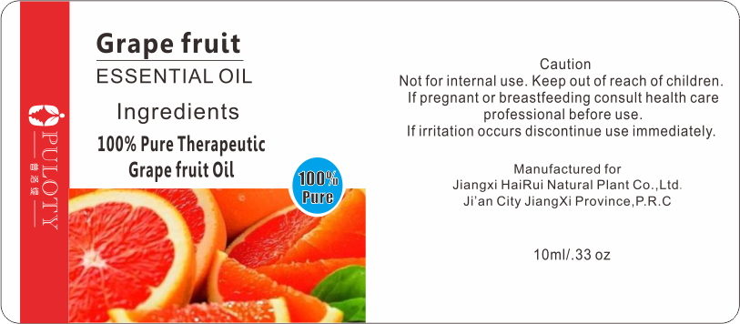 Héchst Qualitéit / Kält gepresst / Benotzt an der Nuecht Grapefruit Ueleg fir Hautfleeg a Massage