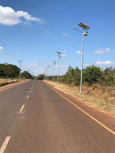 Solar street light in Tanzania(2)