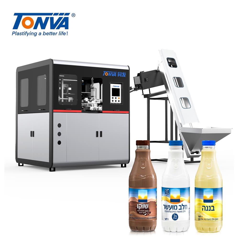 TONVA Высокоскоростная электрическая машина для выдувания бутылок для сока из ПЭТ