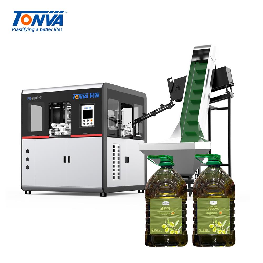 Máquina de fabricación de moldeo por soplado de botella de aceite de cocina de barril de aceite de PET de plástico
