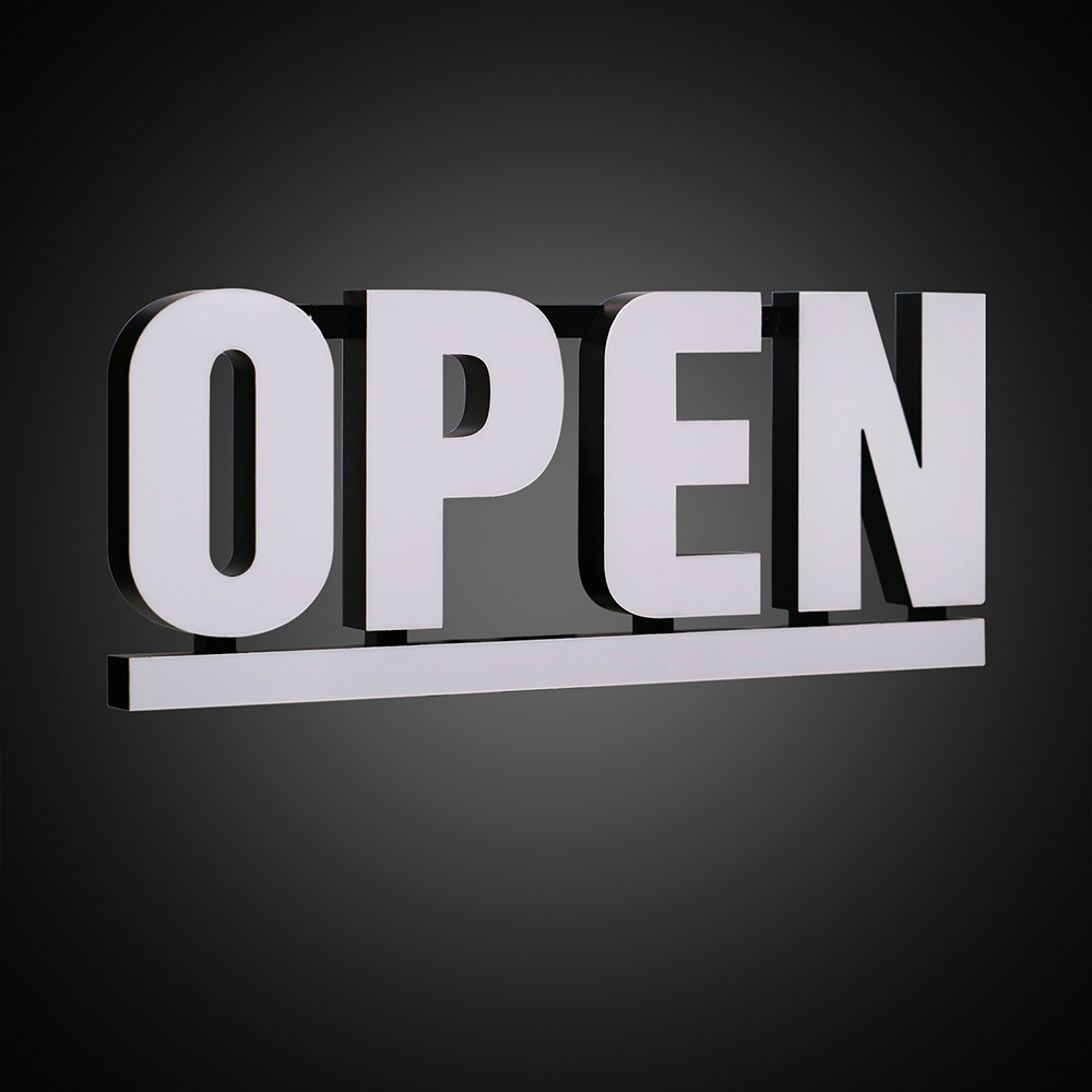 New product light up open illuminated sign boxes (2)yd1