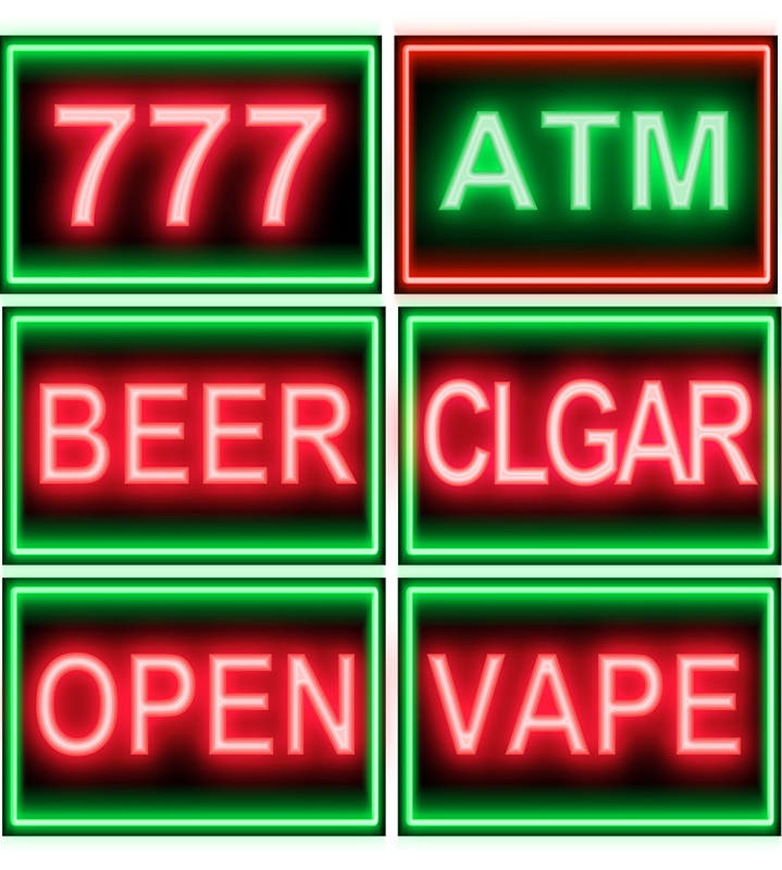 30x20 open neon sign custom logo signage board (2)74p