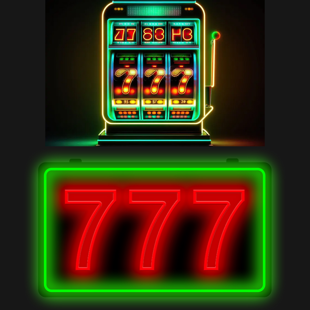 777 neon sign (7)9f4