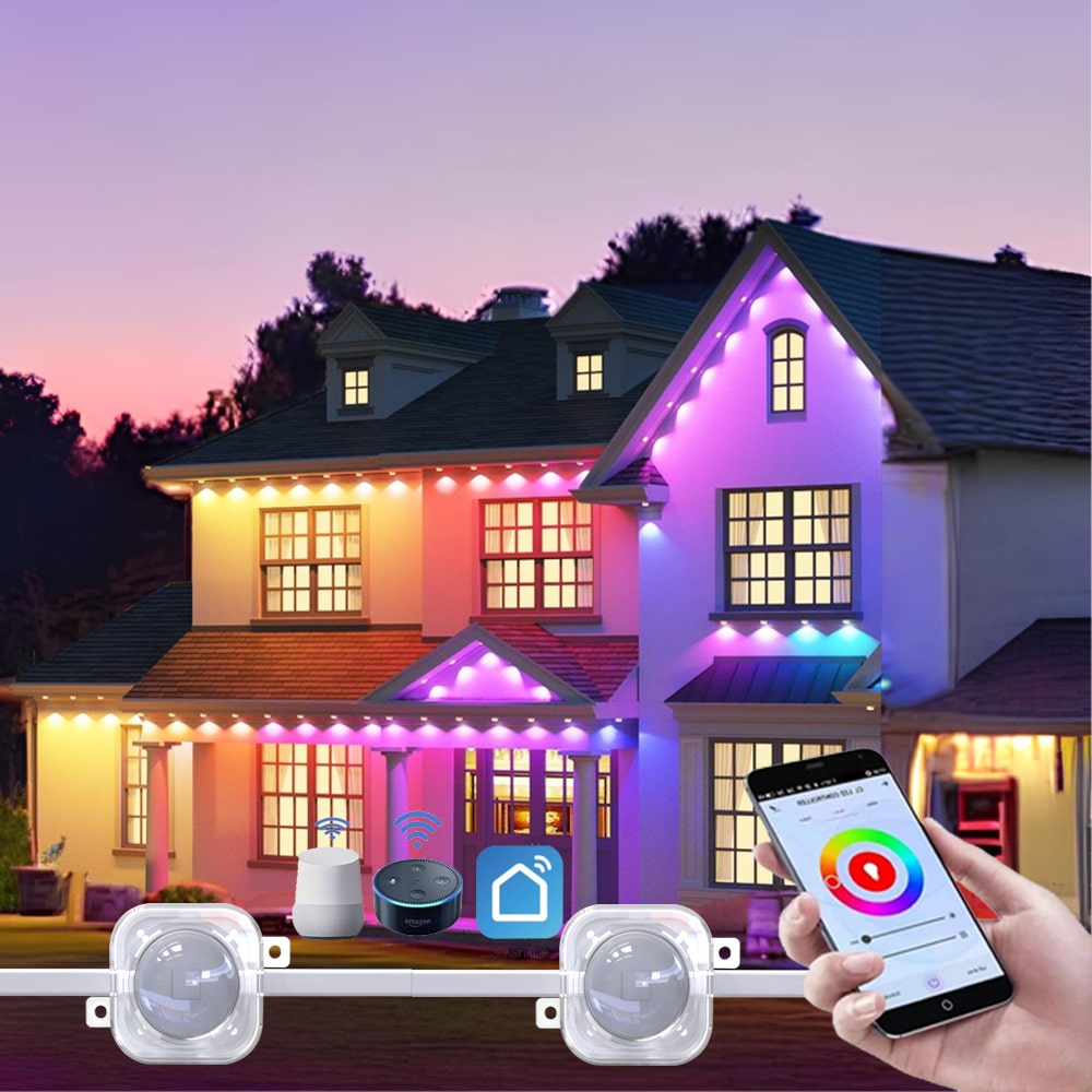 Smart Outdoor Eaves Permanent Led point Lighting