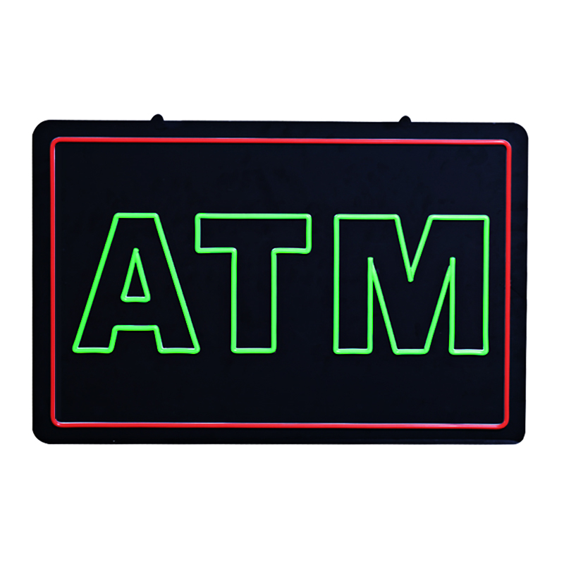 ATM Neon Signs - Custom Design Logo
