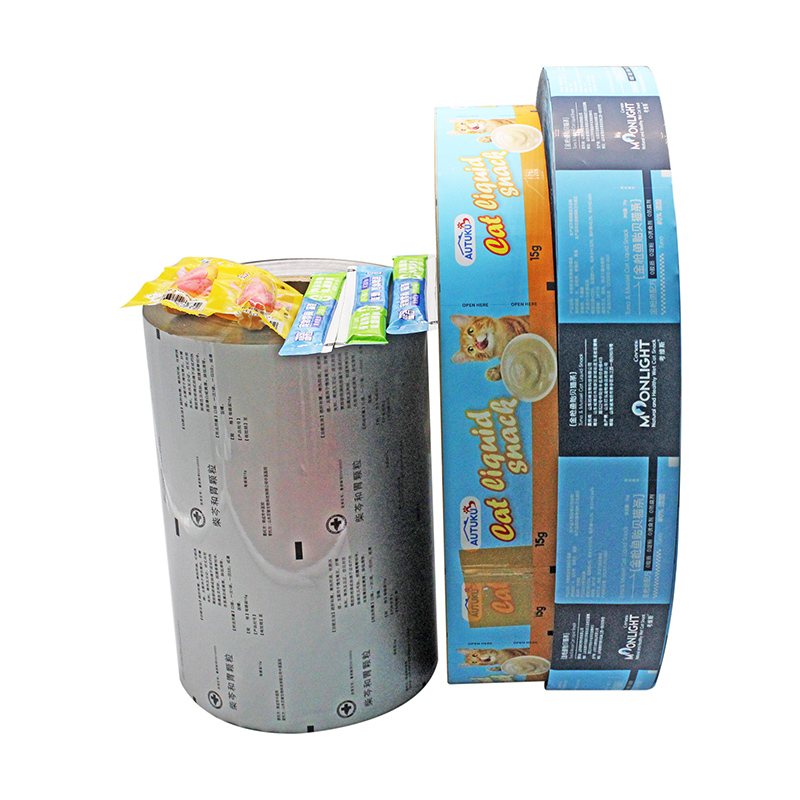 Rollo de película de embalaje compuesto de plástico personalizado