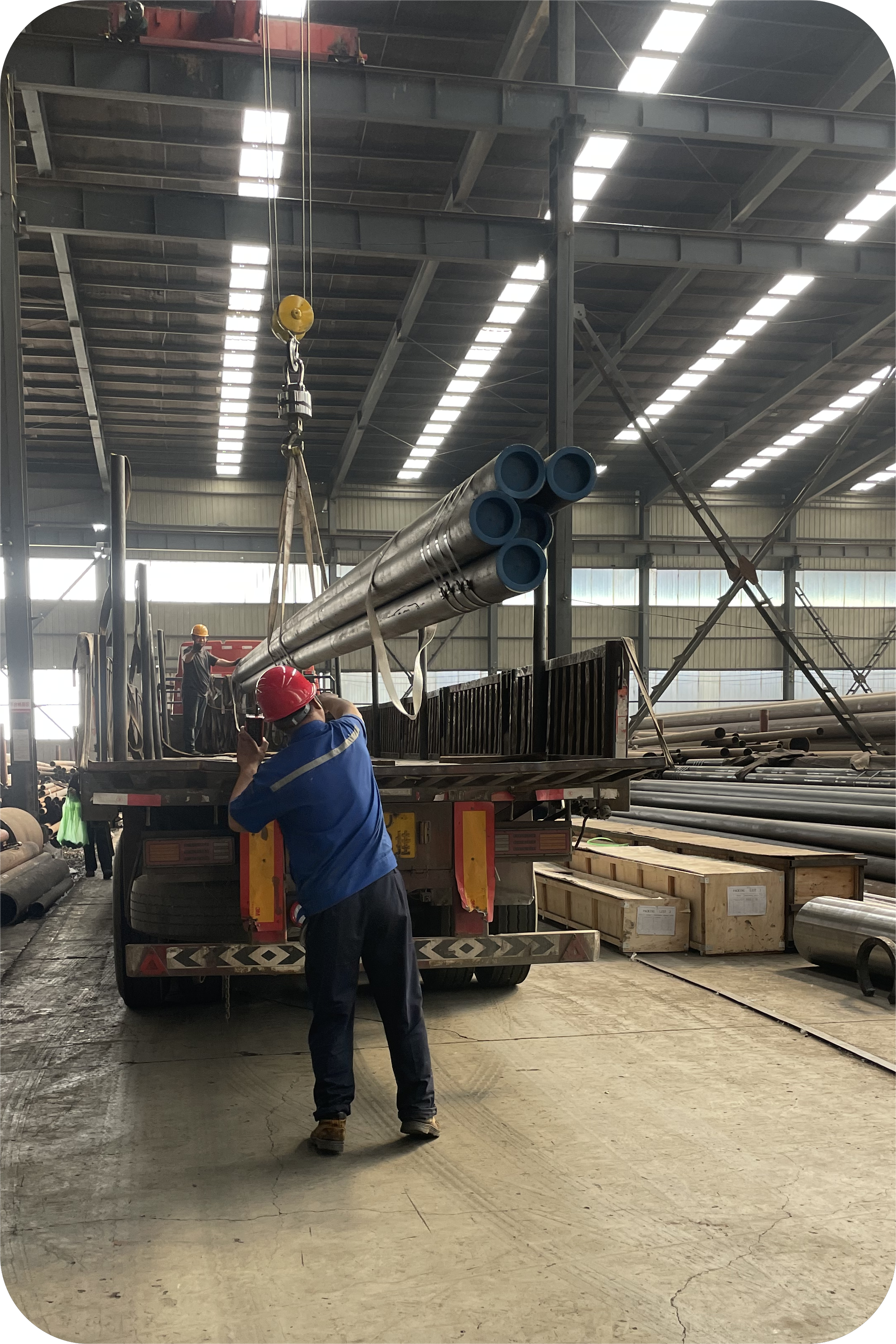 A335 P9 alloy steel pipe loading