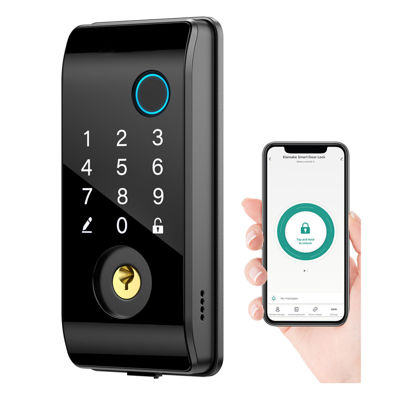 Smart Deadbolt Lock Fingerprint WiFi Remote