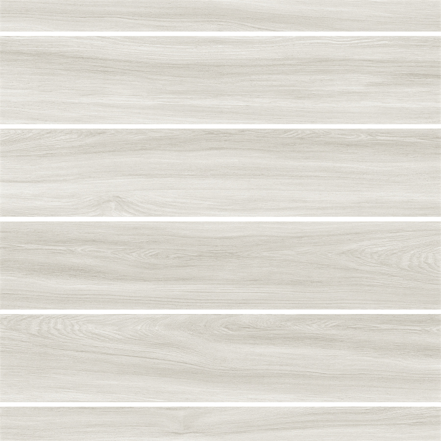 क्रीम शैली की लकड़ी अनाज ईंट-फ्लैट ऑल-पोर्सिलेन एंटी-स्लिप फर्श टाइल