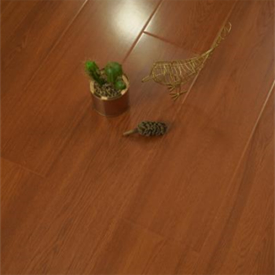 ラミネートウッドフローリング - 耐久性に優れ、傷がつきにくく、温かみのある床材