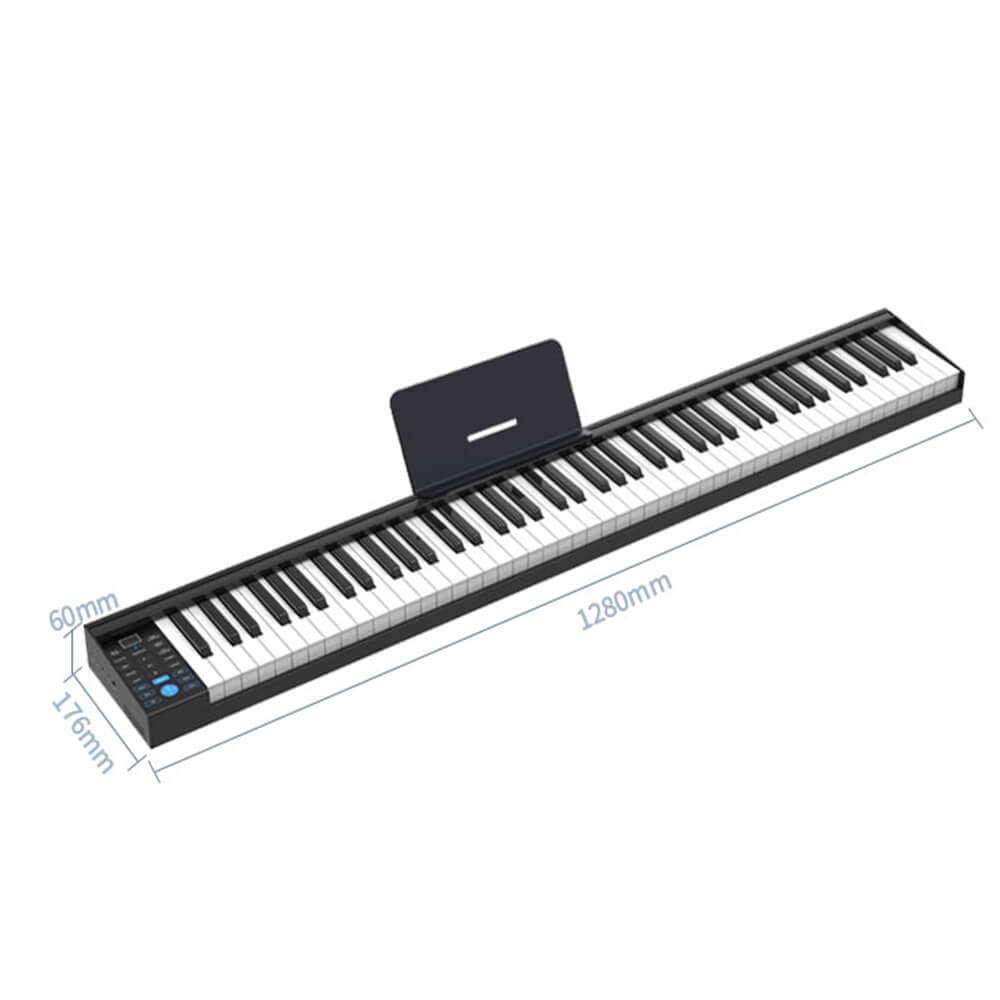 88Keys Electornic Piano MIDI Output Built-in Stereo Speakers Beginner Digital Piano (6)hgg