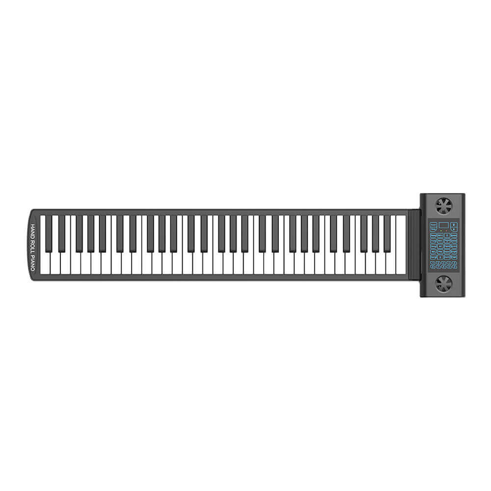 Konix PS61B Digital Piano 61 Keys Portable Rolling Piano Toy