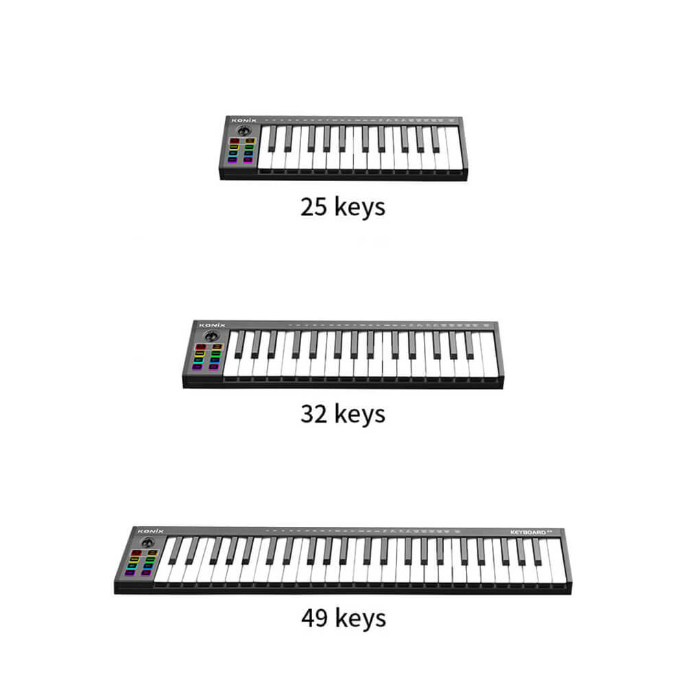 Portable Midi Keyboard Controller MD05-25/32/49 Keys Mini Professional Digital Electronic Piano