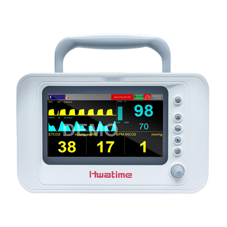 Monitor de signos vitales de pantalla de 7 pulgadas a buen precio de alta calidad de China H5